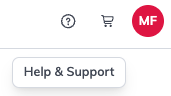 Help and Support icon