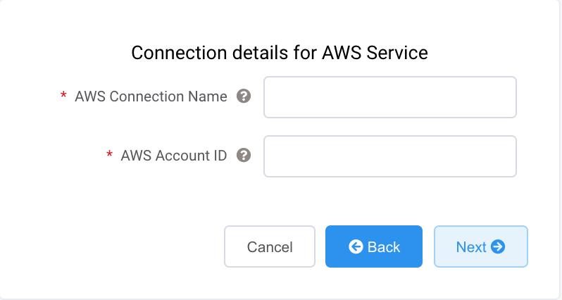AWS接続の詳細