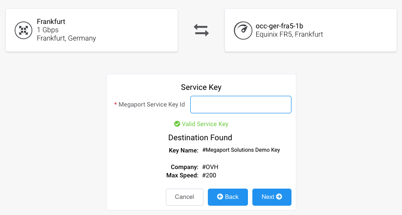 Service key