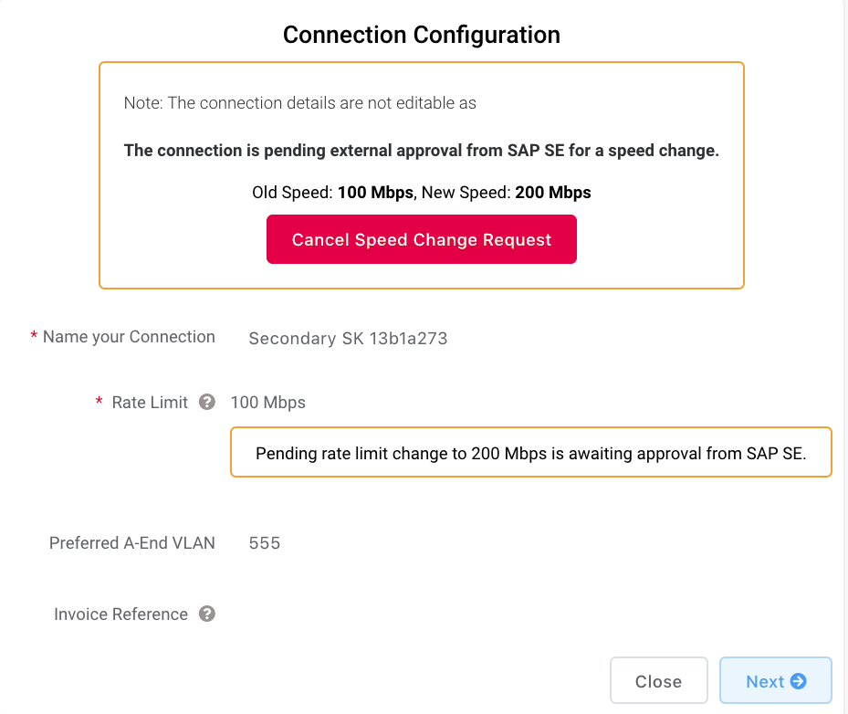 Speed changes