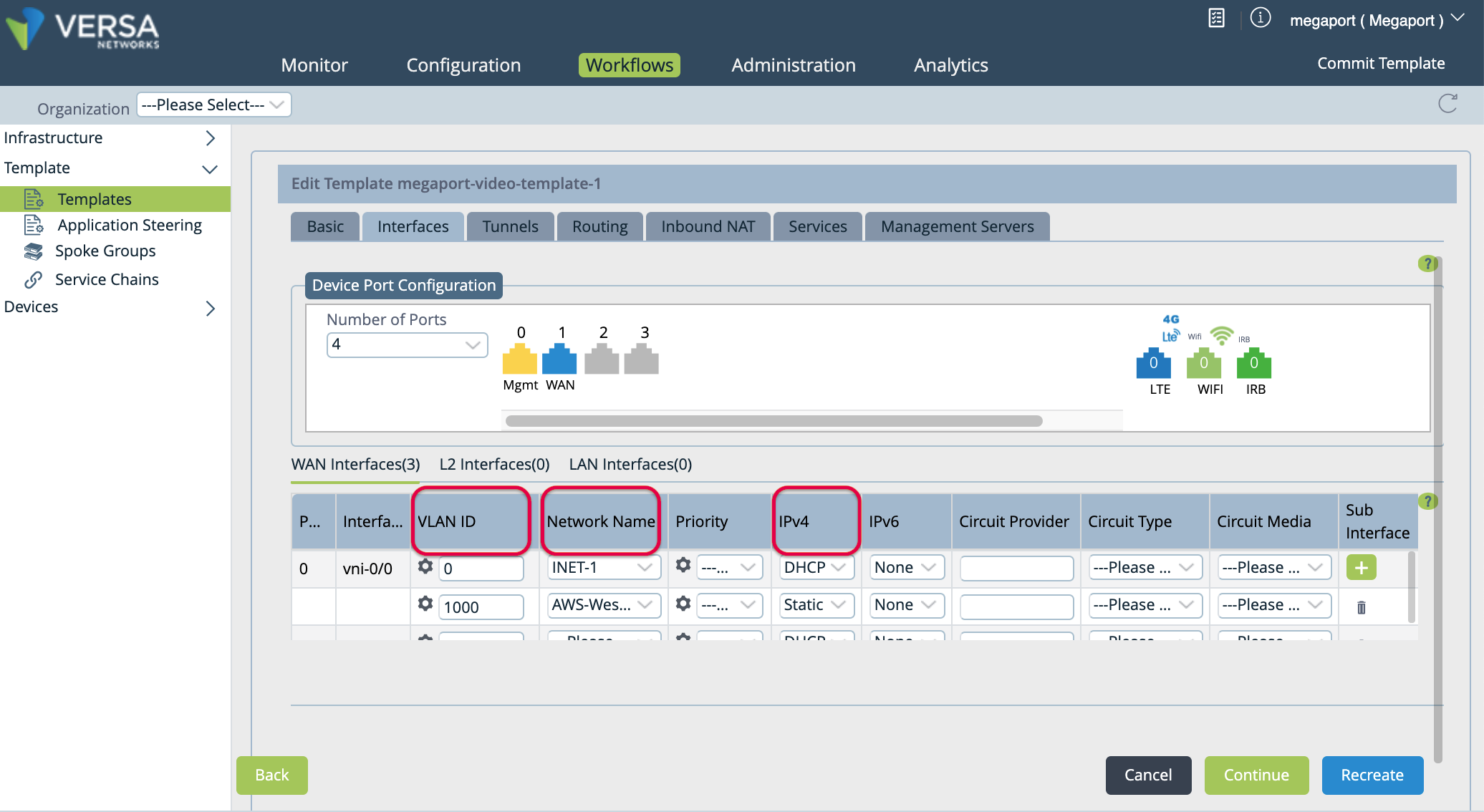 Details zum Subinterface