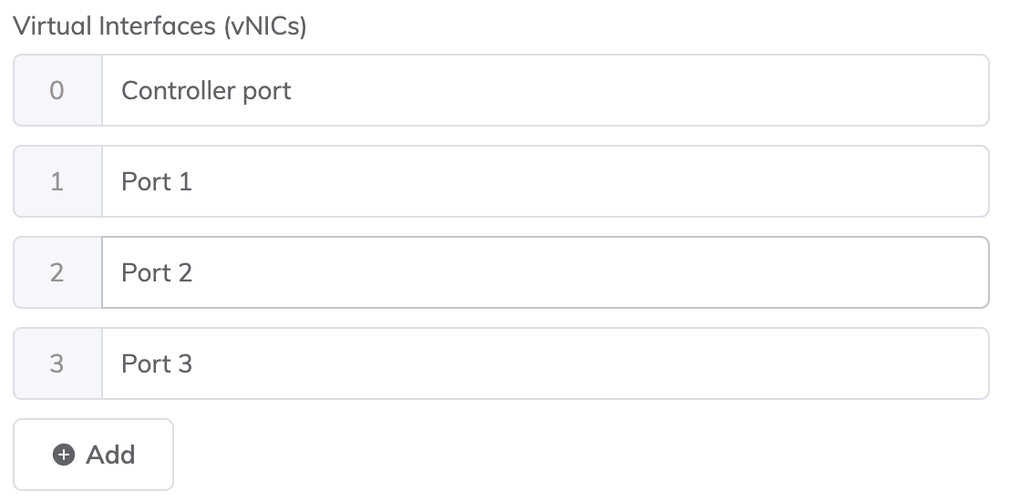 Eine vNIC hinzufügen