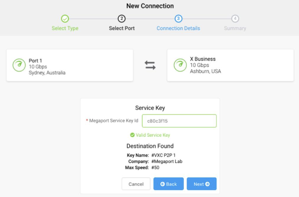 Détails de la connexion 11:11 Systems