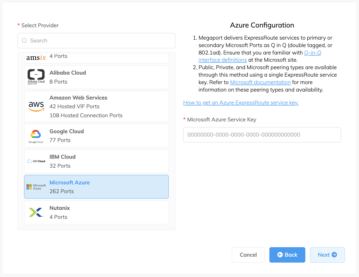 Ajouter une connexion