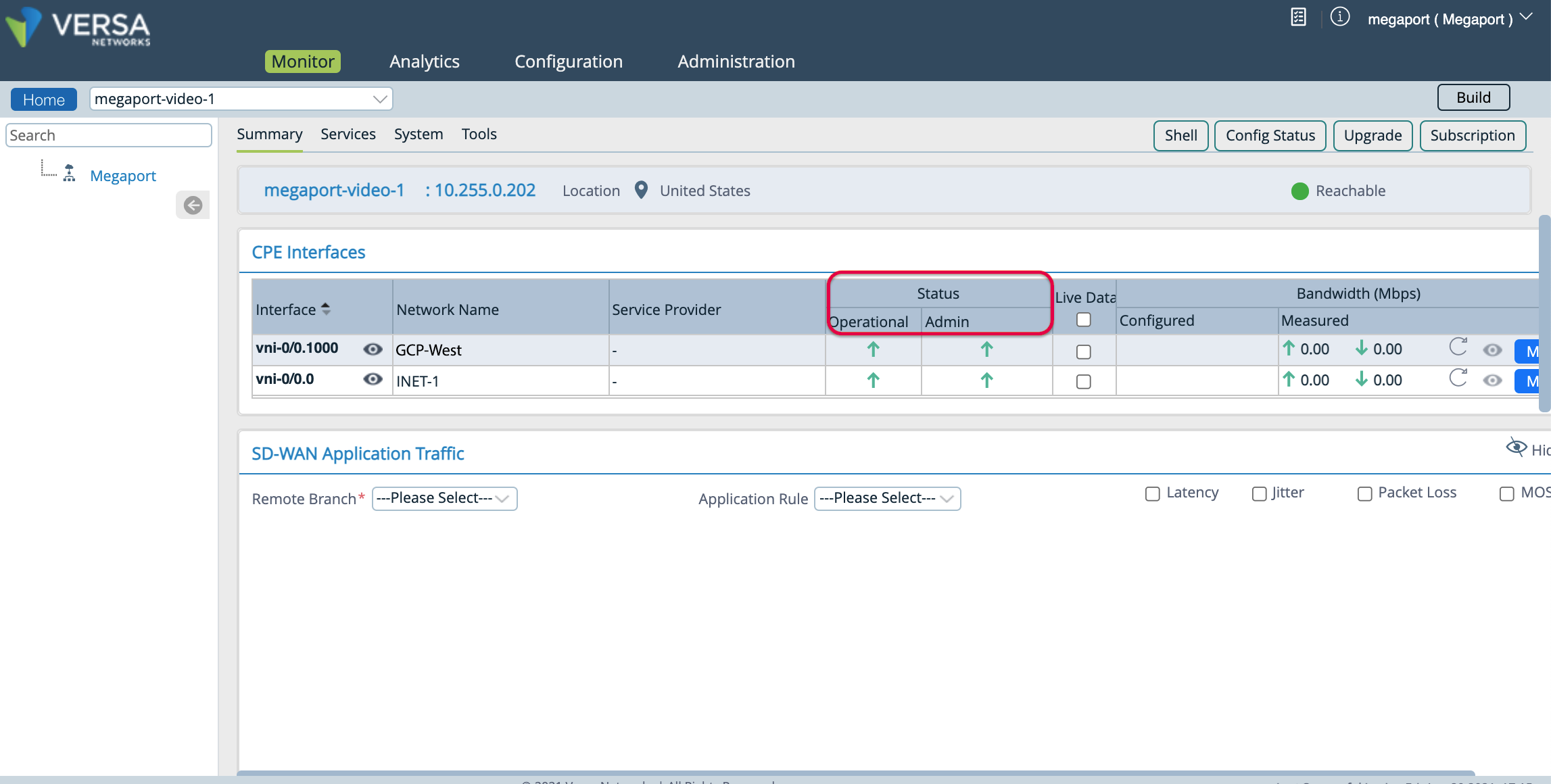 Détails de la surveillance