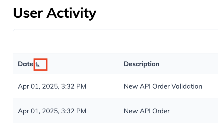 Option de paramètres de menu utilisateur Portal