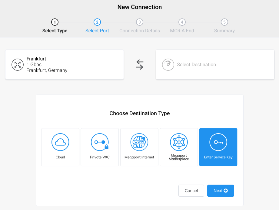 Nuova connessione