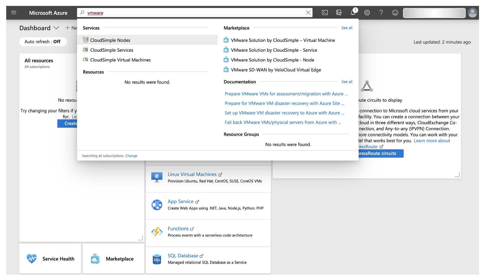 Account Azure