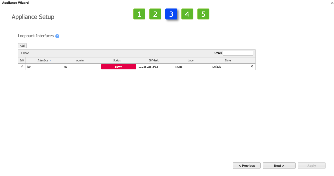 Interfaccia di loopback