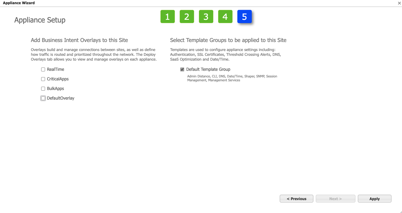 Business Intent Overlays e Template Groups