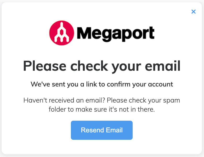 Email di conferma