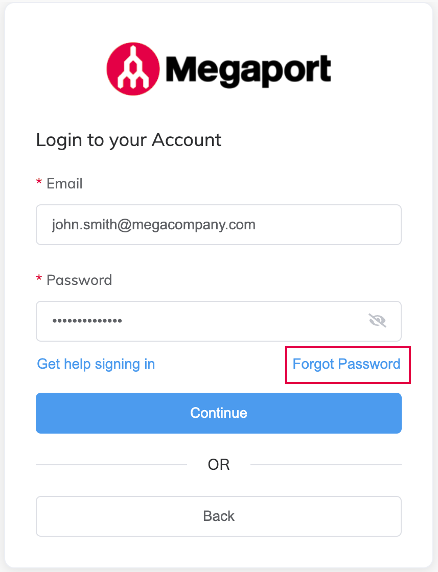 Cambia la tua password