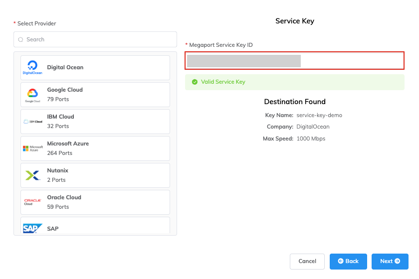 Digitalocean new connection