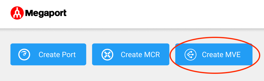 「Create MVE（MVE の作成）」ボタン