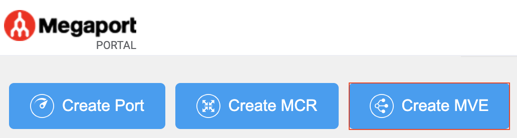 「Create MVE（MVE の作成）」ボタン