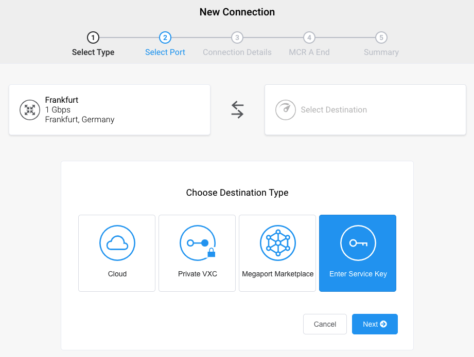 New connection