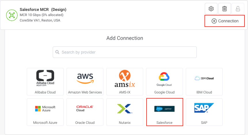 Salesforce tile