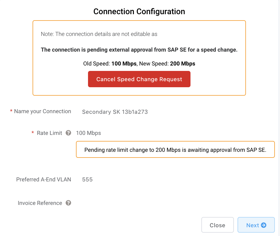 Speed changes