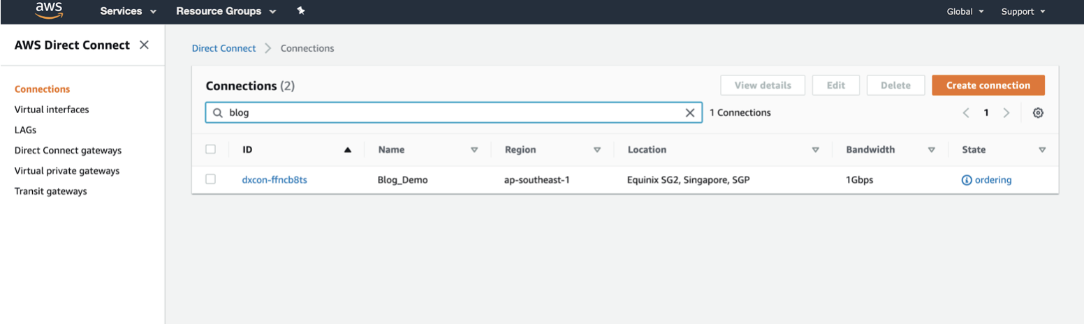AWS Connections