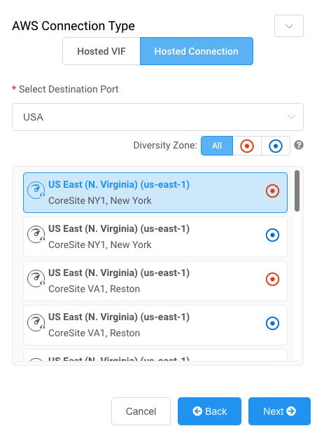 Add AWS connection