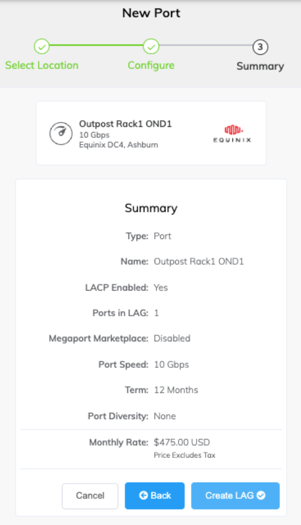 Port Summary