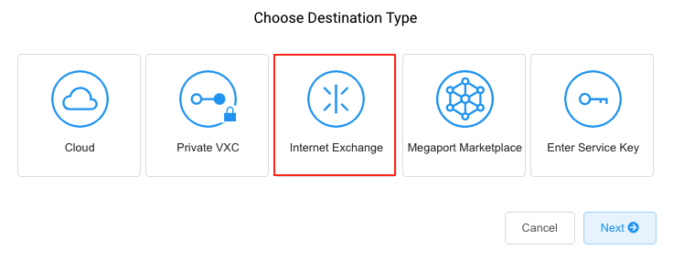 Internet Exchange tile