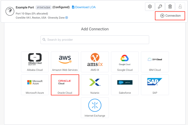 VXC connection
