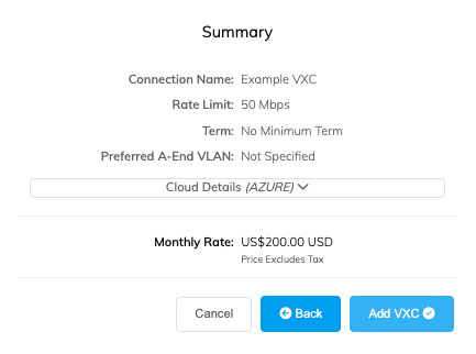 Adicionar VXC