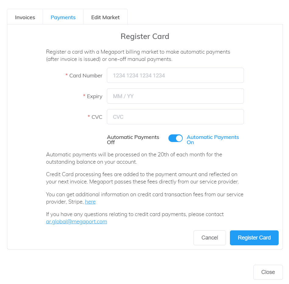 Make payment