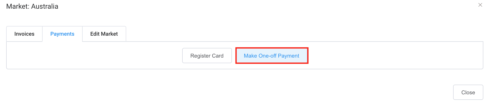 Make payment