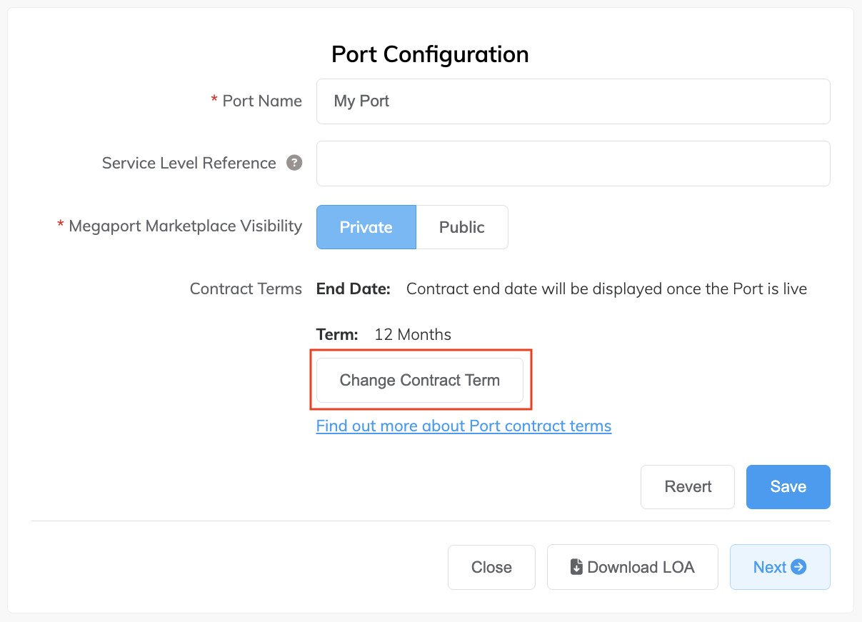 Port Configuration