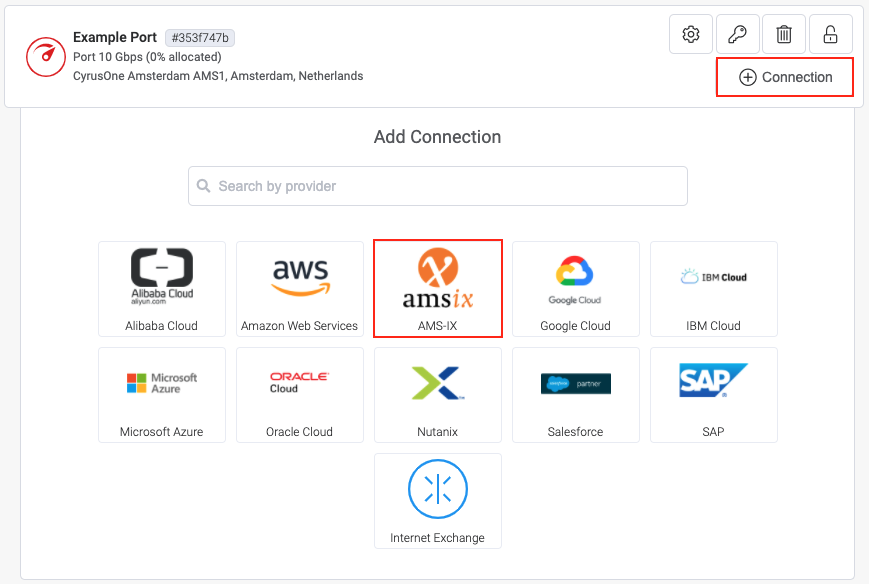 Add a connection