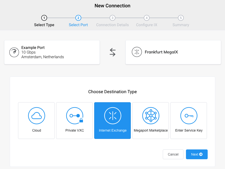 Add IX connection