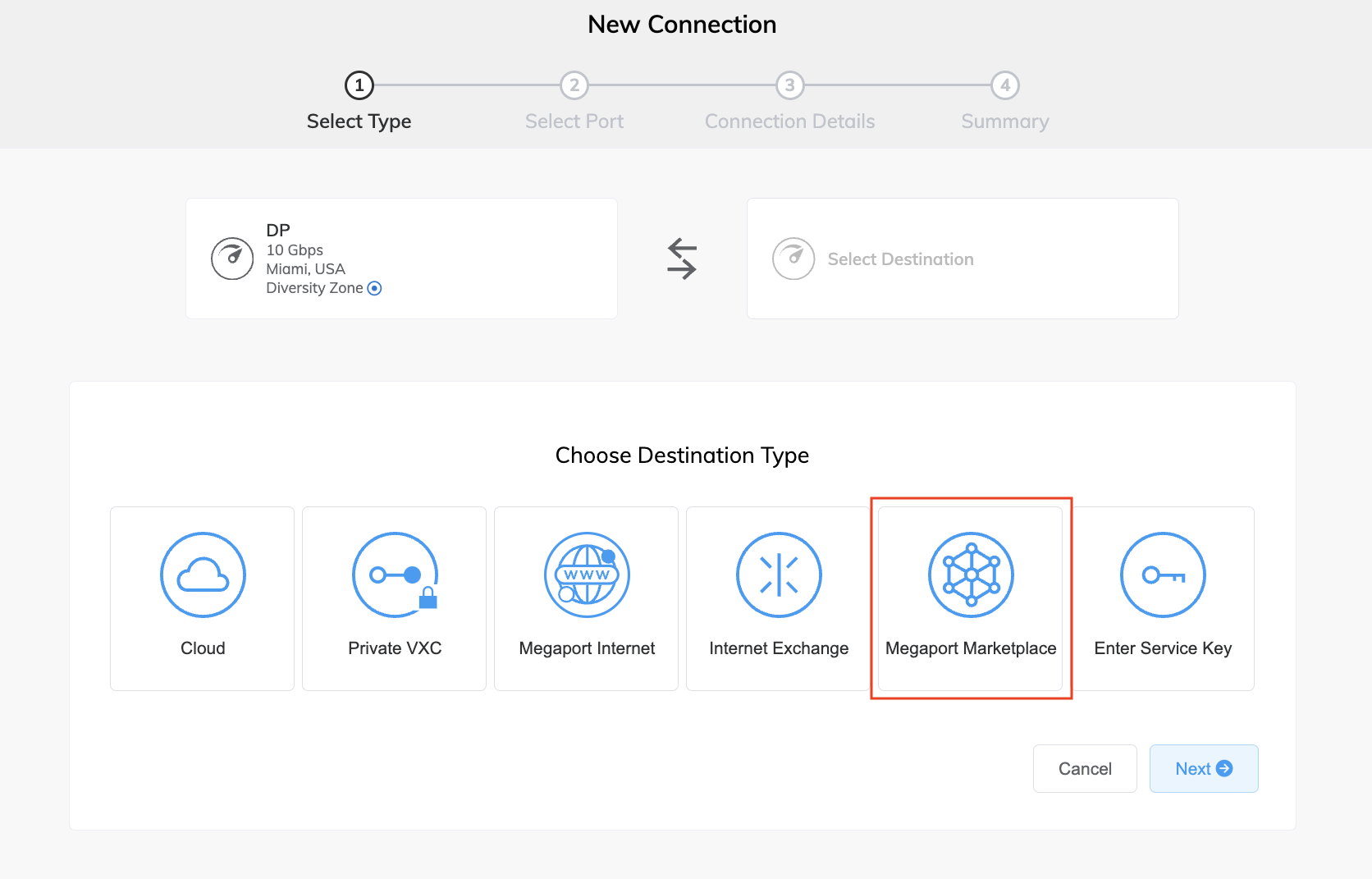 Megaport Marketplace