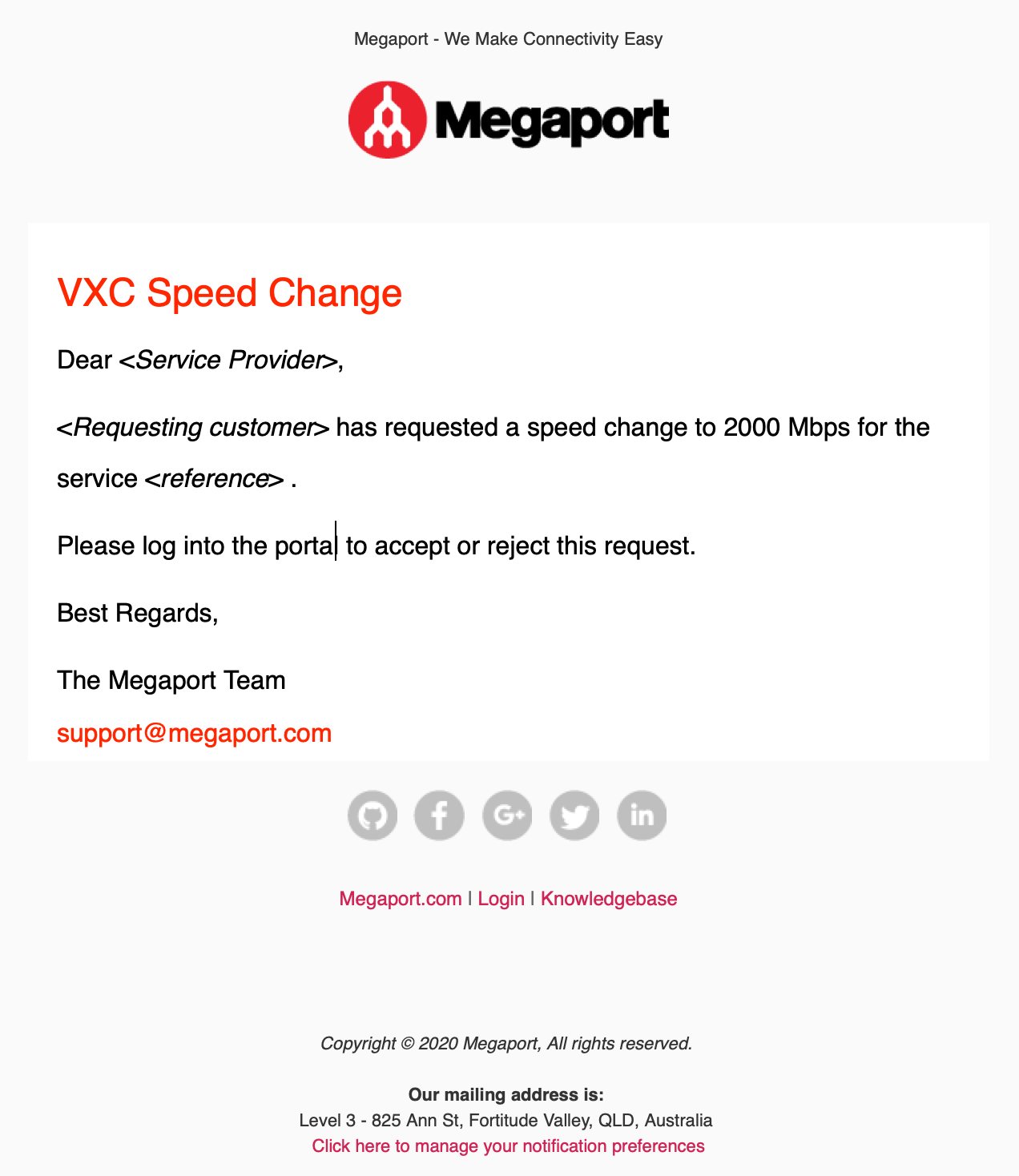 Speed change
