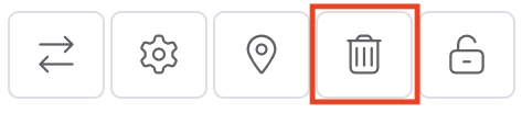 Delete Megaport Internet connection icon