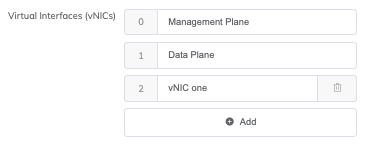 Adicionar nome para a vNIC