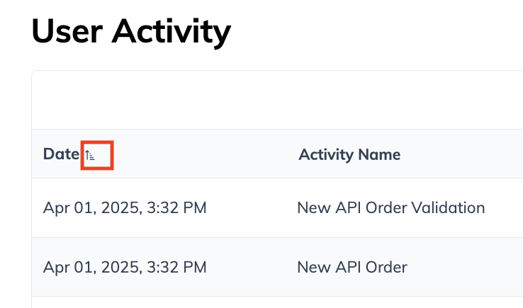 Opção de Configurações do Menu do Usuário do Portal