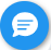 This image shows the icon that you click to start a chat with support. It is a blue circle that contains a white speech bubble. It is usually in the bottom right hand corner of the screen