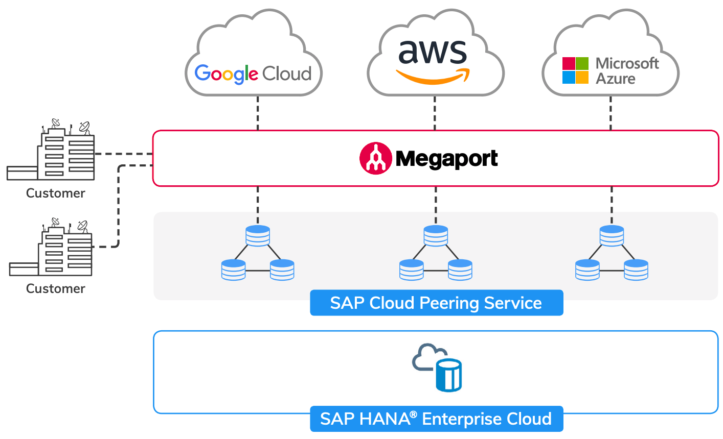 SAP Cloud Peering 服务