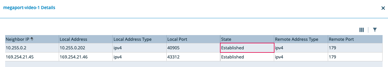 BGP 詳細資料
