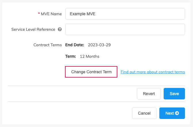 MVE 變更合約