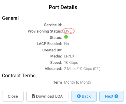 Port 狀態